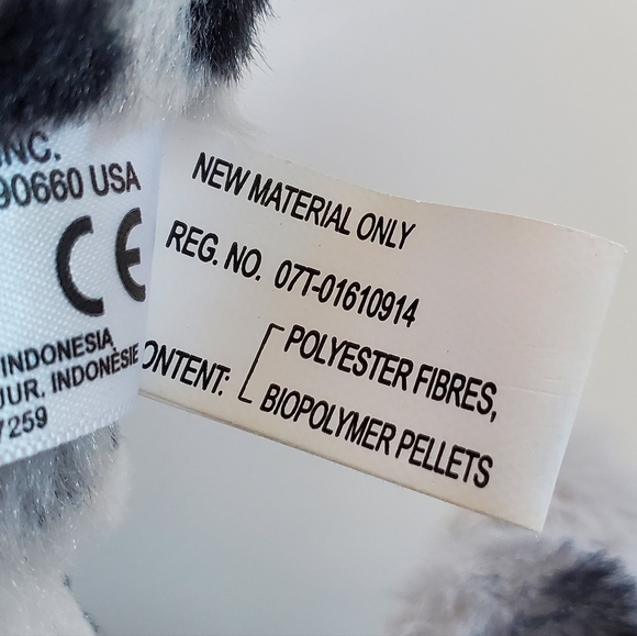 Harbor Seal Aurora World Destination Nation Black White Stuffed Animal Toy - Picture 8 of 12